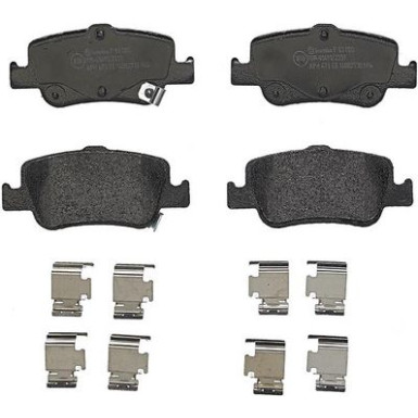 BREMBO Bremsklötze HA P 83 080X BREMBO Bremsklötze HA P 83 080X
