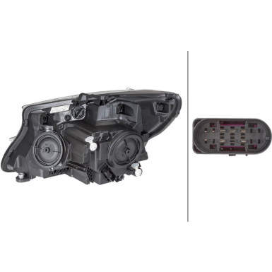 SCHEINWERFER HELLA MERCEDES VITO/V-KLASSE 14 1EL 011 284-881