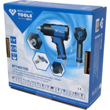 KS TOOLS Schlagschrauber (Druckluft) BT160100