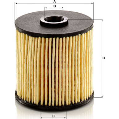 Mann & Hummel Kraftstofffilter PKW FORD C-Max,Galaxy,Mondeo 14 PU 7011 z