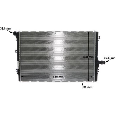 Kühler, Motorkühlung CR 1539 001S
