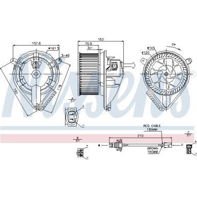 Innenraumgebläse MERCEDES Sprinter 95-06 87039