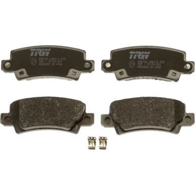 Bremsklötze HA TOYOTA Corolla 02 COTEC GDB3289 Bremsklötze HA TOYOTA Corolla 02 COTEC GDB3289