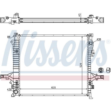 Wasserkühler PKW VOLVO XC90 AUT. 02 FIRST FIT 65613A