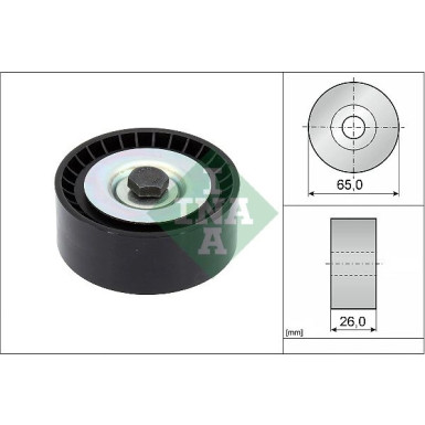 Umlenk-/Führungsrolle, Keilrippenriemen 532 0916 10