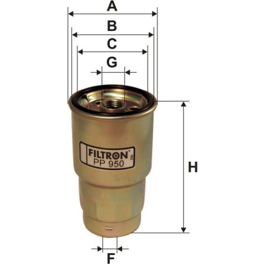 FILTRON Kraftstofffilter PP 950
