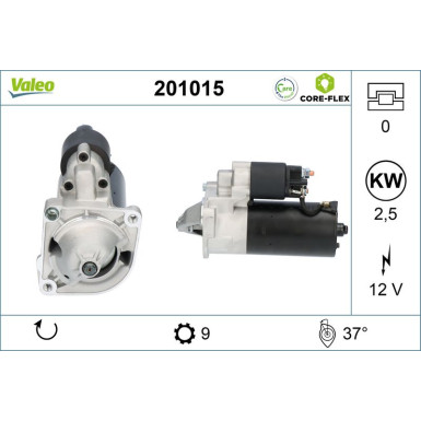 VALEO Anlasser 201015 VALEO CORE-FLEX VALEO Anlasser 201015 VALEO CORE-FLEX