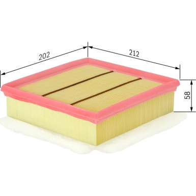 Luftfilter F 026 400 049 Luftfilter F 026 400 049