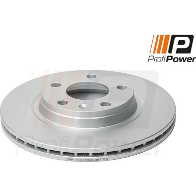 PROFIPOWER Bremsscheibe 3B1019 PROFIPOWER Bremsscheibe 3B1019