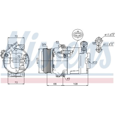 Kompressor PKW OPEL ASTRA H 04 FIRST FIT 89050