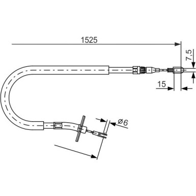 Handbremsseil MERCEDES Sprinter (903) 1987477858