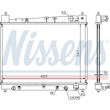Wasserkühler PKW 64799