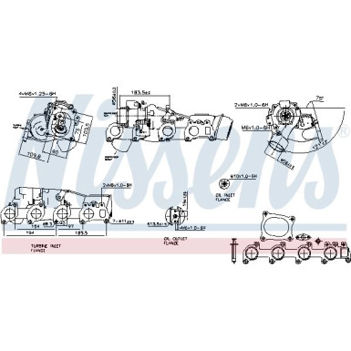 Nissens Turbo AUDI A4,5,6,Q5,SEAT 07 FACTORY NEW 93433 Nissens Turbo AUDI A4,5,6,Q5,SEAT 07 FACTORY NEW 93433