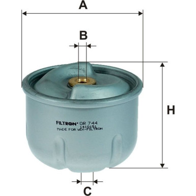 FILTRON Ölfilter OR 744 FILTRON Ölfilter OR 744