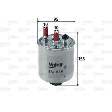 VALEO Kraftstofffilter 587549 VALEO Kraftstofffilter 587549