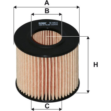 FILTRON Ölfilter OE 685/2