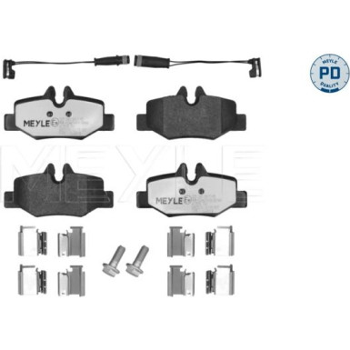 Bremsbelagsatz Db T. Vito/Viano 03- W639 MEYLE-PD: Advanced performance and design 025 240 0817/PD Bremsbelagsatz Db T. Vito/Viano 03- W639 MEYLE-PD: Advanced performance and design 025 240 0817/PD