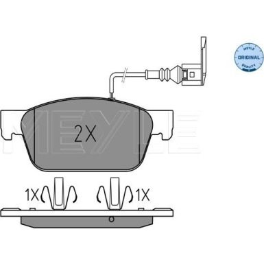 Bremsbelagsatz Vw P. T5 03- Mit Sensor 025 246 2318/W Bremsbelagsatz Vw P. T5 03- Mit Sensor 025 246 2318/W