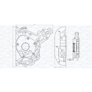 MAGNETI MARELLI Ölpumpe 351516000025 MAGNETI MARELLI Ölpumpe 351516000025