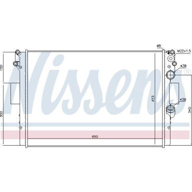 Wasserkühler PKW 61985