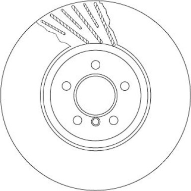 Bremsscheibe Bmw S. 5 09-/6 10-/7 08-15 Pr DF6614S Bremsscheibe Bmw S. 5 09-/6 10-/7 08-15 Pr DF6614S