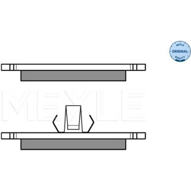Bremsbelagsatz Ford P. Fiesta 89 252310315