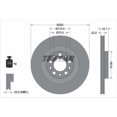 BREMSSCHEIBE PRO 92337803