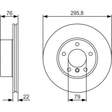 Bremsscheibe 0 986 479 R72 Bremsscheibe 0 986 479 R72