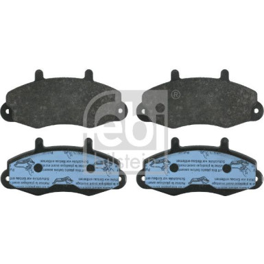 FEBI BILSTEIN Bremsbeläge 16037 FEBI BILSTEIN Bremsbeläge 16037