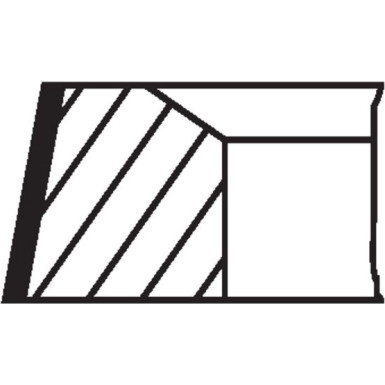 MAHLE Kolbenringsatz 028 RS 10101 0V0