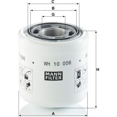 Mann & Hummel Industriefilter WH 10 006 Mann & Hummel Industriefilter WH 10 006