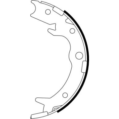 Handbremsbacken Honda Accord 03- Combi/Legend 91062800