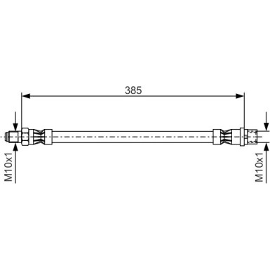 Bremsschlauch MERCEDES C,E-Klasse 1987476439