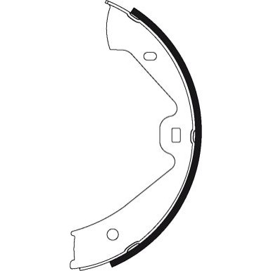 Handbremsbacken Vw Touareg/Cayenne 10 91074700 Handbremsbacken Vw Touareg/Cayenne 10 91074700
