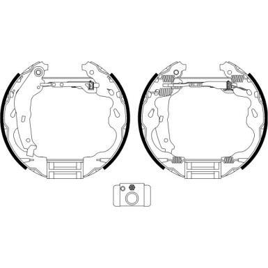 Bremsbackensatz Shoe Kit Pro 84064502 Bremsbackensatz Shoe Kit Pro 84064502