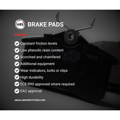 A.B.S. Bremsbeläge 35188 A.B.S. Bremsbeläge 35188