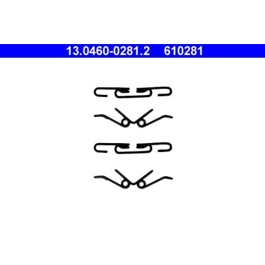 ATE Zubehör, Bremsbeläge 13.0460-0281.2 ATE Zubehör, Bremsbeläge 13.0460-0281.2