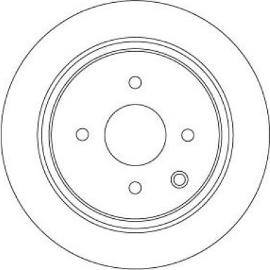 Bremsscheibe Nissan T. Cube/Tiida 1.6-1.8/1.5 Dci 07 DF6317