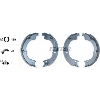 Handbremsbacken Hyundai H-1/Starex/Santa Fe 00-12 91079600