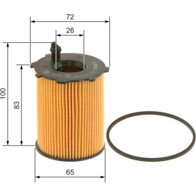 Ölfilter 1457429238 Ölfilter 1457429238