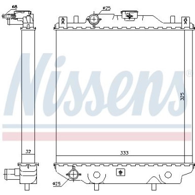 Wasserkühler PKW 64174A Wasserkühler PKW 64174A