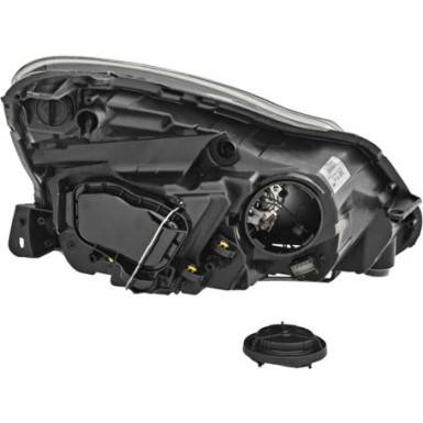 Scheinwerfer L H7/H1 +LWR +MOT SCHWARZ VAL PQ OPEL CORSA D 1,11-8,14 45286