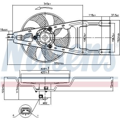 Kühlerlüfter PKW 85134 Kühlerlüfter PKW 85134