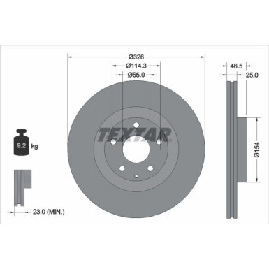 Bremsscheibe 92337603 Bremsscheibe 92337603
