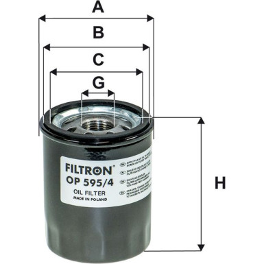 FILTRON Ölfilter OP 595/4 FILTRON Ölfilter OP 595/4