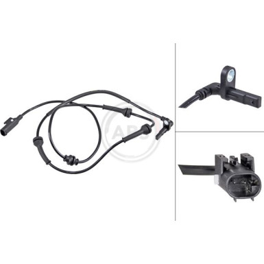 A.B.S. Sensor, Raddrehzahl 32118 A.B.S. Sensor, Raddrehzahl 32118