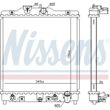 Wasserkühler PKW 633081