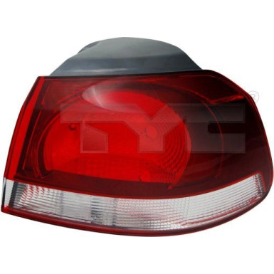 Heckleuchte A R O K-PLATTE SCHWARZ/ROT/WEISS VW GOLF VI GTI/GTD 10,08-11,12 7225,643,2