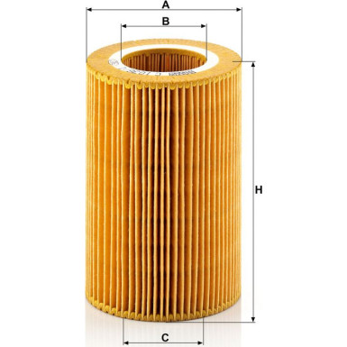 Mann & Hummel Luftfilter PKW SMART C 1036/1
