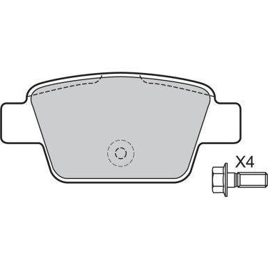 VALEO Bremsbeläge 598633 VALEO Bremsbeläge 598633
